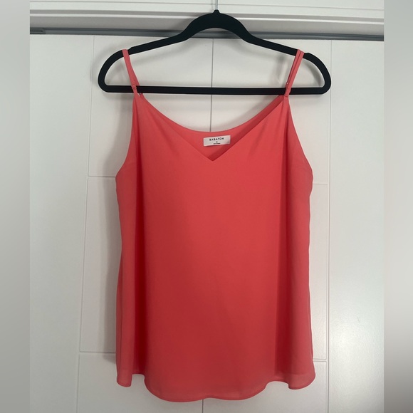 Coral Babaton adjustable spaghetti strap tank - Picture 1 of 6